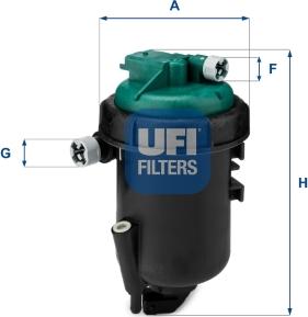 UFI 55.181.00 - Filtro carburante autozon.pro