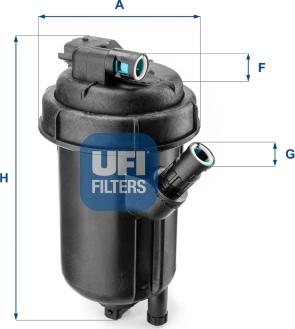 UFI 55.125.00 - Filtro carburante autozon.pro