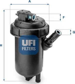 UFI 55.120.00 - Filtro carburante autozon.pro