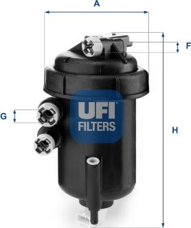 UFI 55.127.00 - Filtro carburante autozon.pro