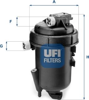 UFI 55.179.00 - Filtro carburante autozon.pro