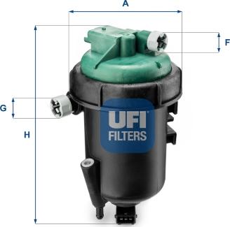 UFI 55.175.00 - Filtro carburante autozon.pro