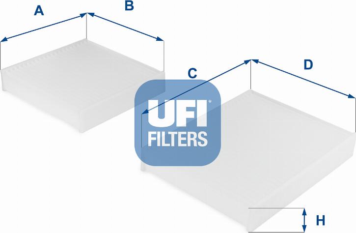 UFI 53.143.00 - Filtro, Aria abitacolo autozon.pro