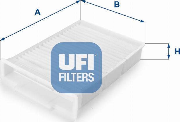 UFI 53.132.00 - Filtro, Aria abitacolo autozon.pro