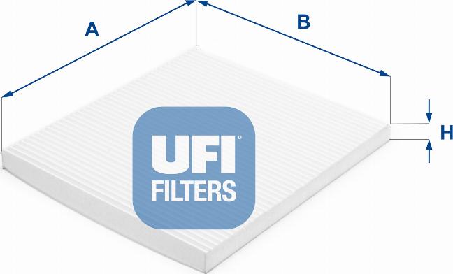 UFI 53.390.00 - Filtro, Aria abitacolo autozon.pro