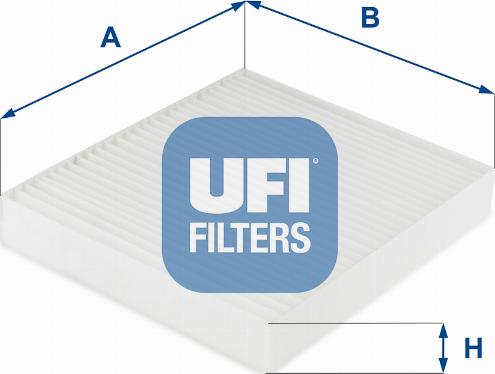 UFI 53.249.00 - Filtro, Aria abitacolo autozon.pro