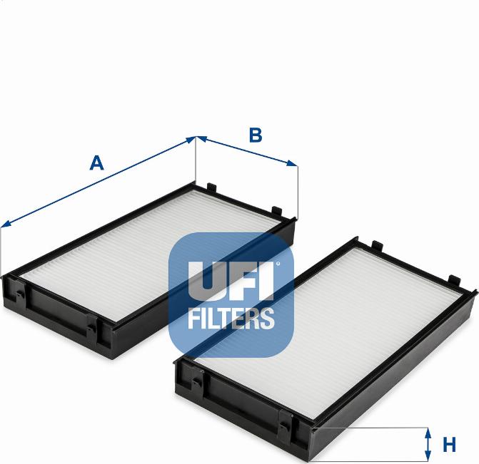 UFI 53.255.00 - Filtro, Aria abitacolo autozon.pro