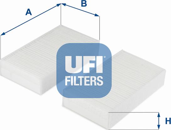 UFI 53.253.00 - Filtro, Aria abitacolo autozon.pro