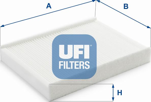 UFI 53.233.00 - Filtro, Aria abitacolo autozon.pro