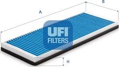 UFI 34.195.00 - Filtro, Aria abitacolo autozon.pro