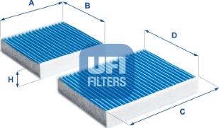 UFI 34.164.00 - Filtro, Aria abitacolo autozon.pro