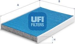 UFI 34.166.00 - Filtro, Aria abitacolo autozon.pro