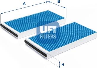 UFI 34.127.00 - Filtro, Aria abitacolo autozon.pro