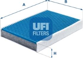 UFI 34.249.00 - Filtro, Aria abitacolo autozon.pro