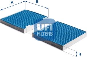 UFI 34.241.00 - Filtro, Aria abitacolo autozon.pro