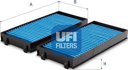 UFI 34.243.00 - Filtro, Aria abitacolo autozon.pro