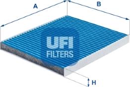 UFI 34.256.00 - Filtro, Aria abitacolo autozon.pro