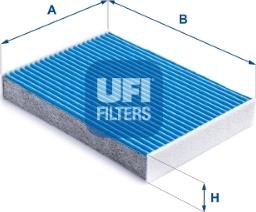 UFI 34.257.00 - Filtro, Aria abitacolo autozon.pro