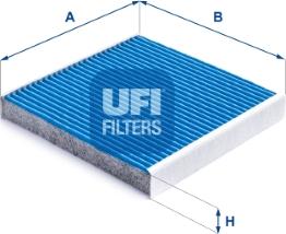 UFI 34.282.00 - Filtro, Aria abitacolo autozon.pro