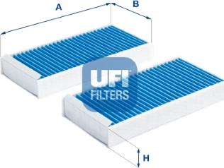 UFI 34.279.00 - Filtro, Aria abitacolo autozon.pro