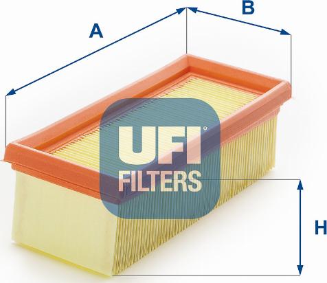 UFI 30.163.00 - Filtro aria autozon.pro