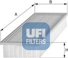 UFI 30.B54.00 - Filtro aria autozon.pro