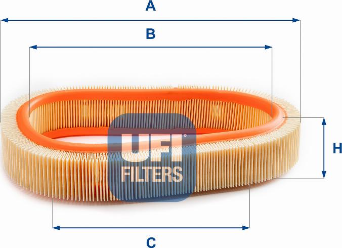 UFI 30.806.00 - Filtro aria autozon.pro