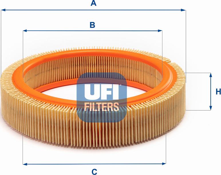 UFI 30.807.00 - Filtro aria autozon.pro