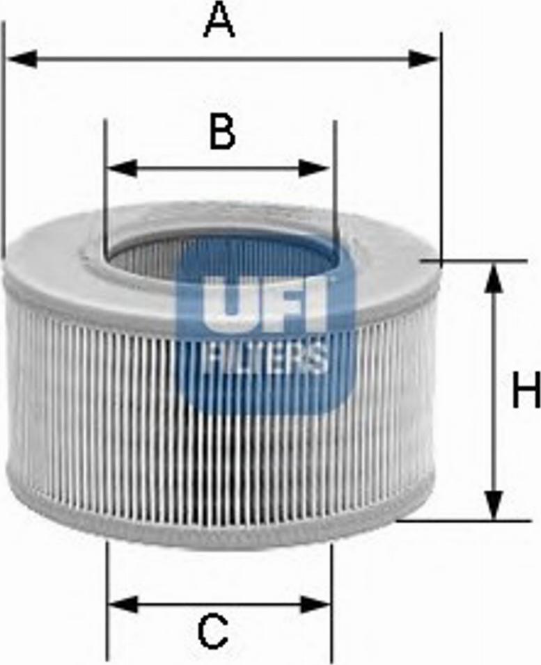 UFI 30.879.01 - Filtro aria autozon.pro