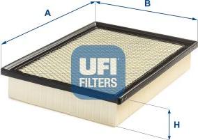 UFI 30.B86.00 - Filtro aria autozon.pro