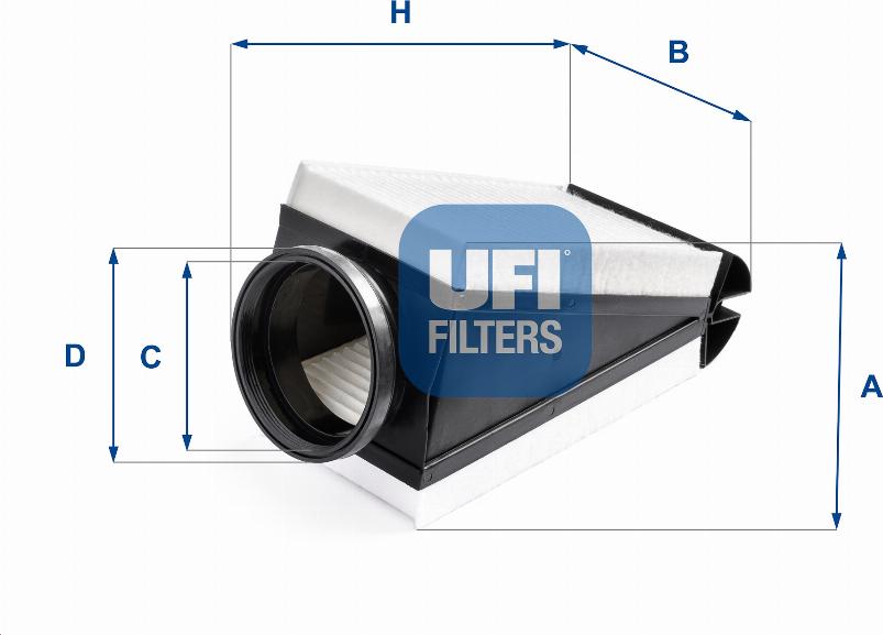 UFI 30.B87.00 - Filtro aria autozon.pro