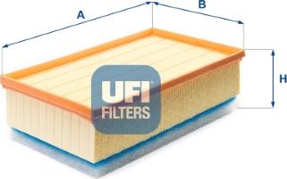 UFI 30.B24.00 - Filtro aria autozon.pro