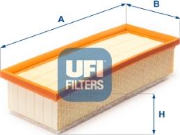 UFI 30.B21.00 - Filtro aria autozon.pro