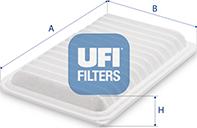 UFI 30.C40.00 - Filtro aria autozon.pro