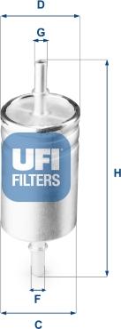 UFI 31.941.00 - Filtro carburante autozon.pro