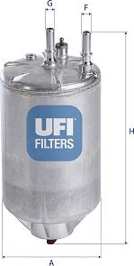 UFI 31.960.01 - Filtro carburante autozon.pro