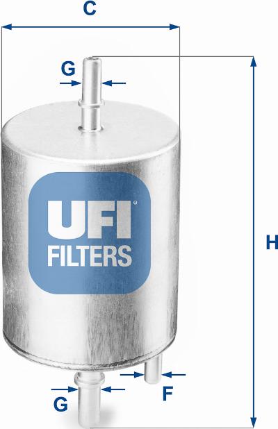 UFI 31.919.00 - Filtro carburante autozon.pro