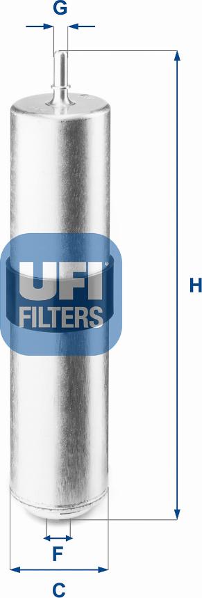 UFI 31.926.01 - Filtro carburante autozon.pro