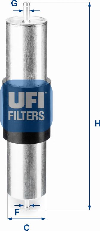 UFI 31.569.00 - Filtro carburante autozon.pro