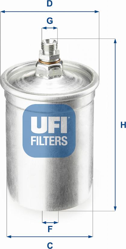 UFI 31.505.00 - Filtro carburante autozon.pro