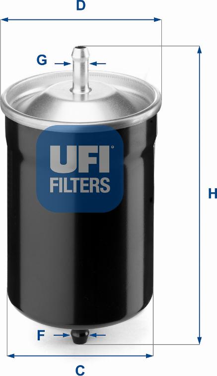 UFI 31.500.00 - Filtro carburante autozon.pro