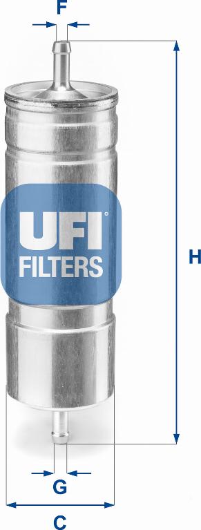 UFI 31.508.00 - Filtro carburante autozon.pro