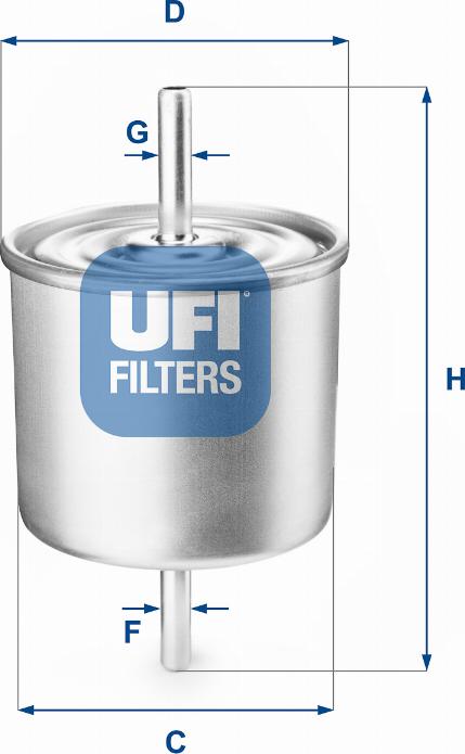 UFI 31.514.00 - Filtro carburante autozon.pro