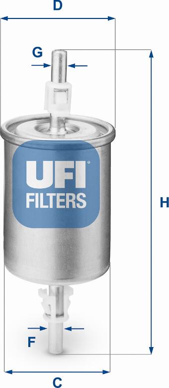 UFI 31.515.00 - Filtro carburante autozon.pro