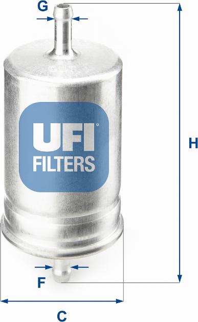 UFI 31.510.00 - Filtro carburante autozon.pro