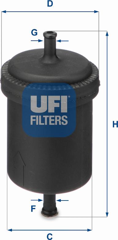 UFI 31.512.00 - Filtro carburante autozon.pro