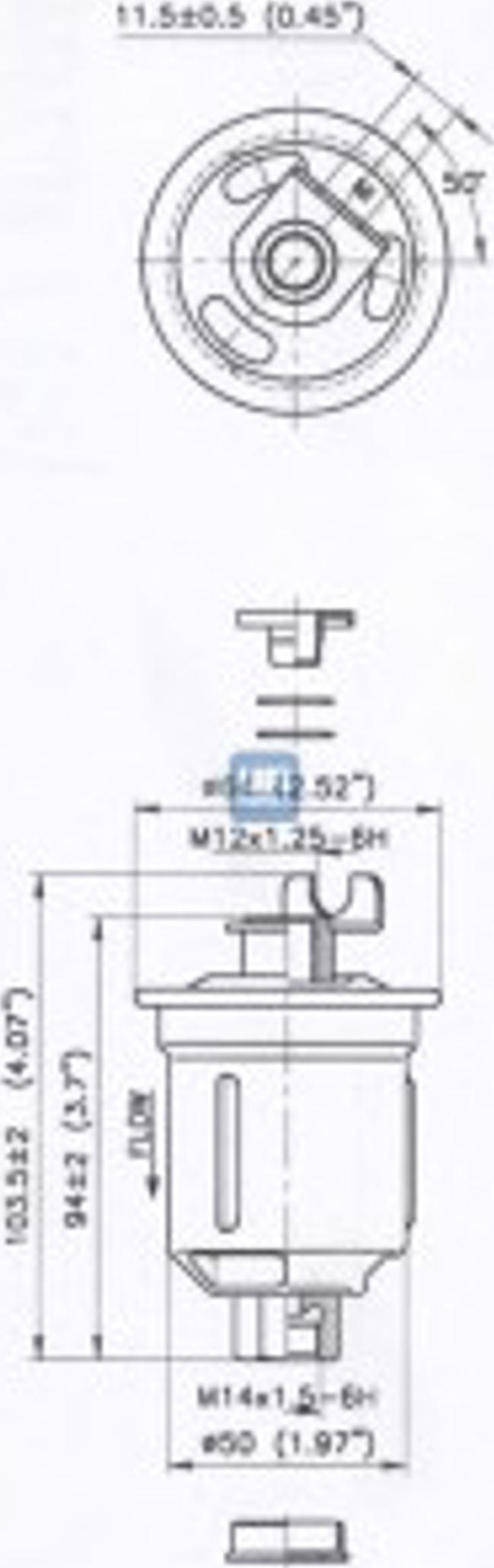 UFI 31.586.00 - Filtro carburante autozon.pro