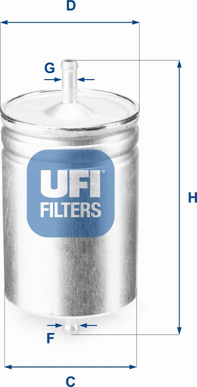 UFI 31.583.00 - Filtro carburante autozon.pro