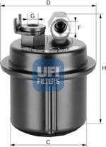 UFI 31.535.00 - Filtro carburante autozon.pro