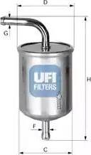 UFI 31.530.00 - Filtro carburante autozon.pro